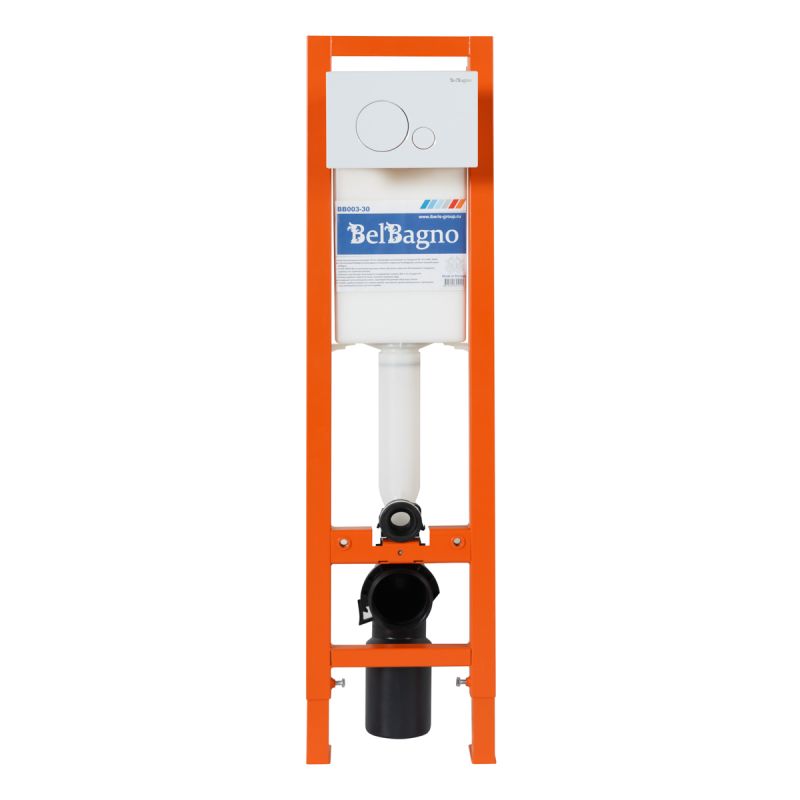 Кнопка смыва BelBagno SFERA BB014-SR-BIANCO, цвет-белый