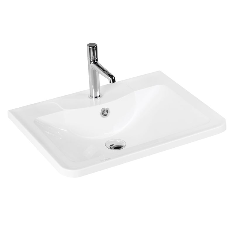 Раковина из литьевого мрамора BelBagno BB600/455-LV-MR-ALR Раковина из литьевого мрамора BelBagno BB600/455-LV-MR-ALR