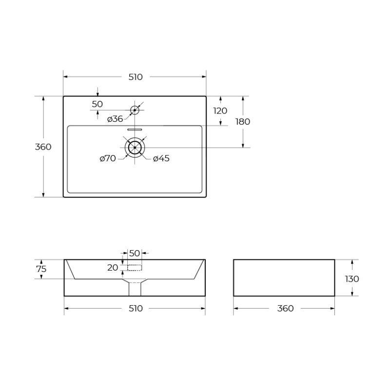 Накладная раковина BelBagno BB1386