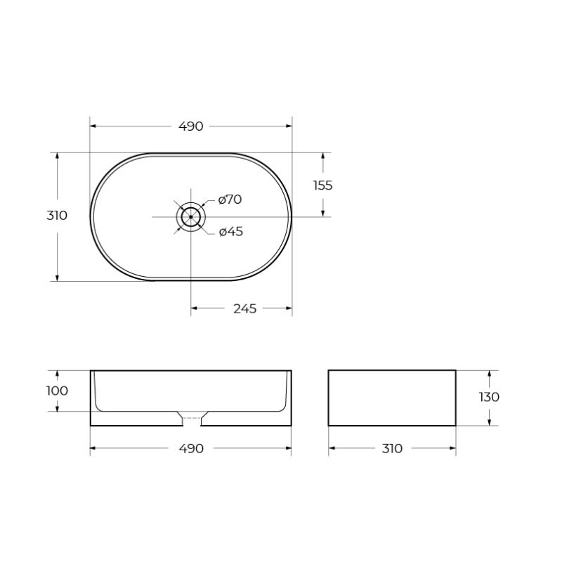 Раковина BelBagno BOHEME BB115L