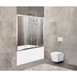 Шторка на ванну BelBagno UNIQUE-VF-2-150/180-140-C-Cr Шторка на ванну BelBagno UNIQUE-VF-2-150/180-140-C-Cr