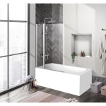 Душевая шторка на ванну BelBagno UNO-V-11-100/150-C-Cr Душевая шторка на ванну BelBagno UNO-V-11-100/150-C-Cr