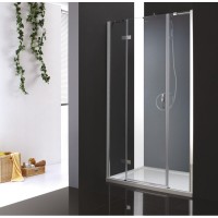 Душевая дверь Cezares Bergamo-W-60/30-C-Cr-L, 90 см, стекло прозрачное, профиль хром