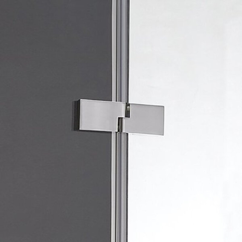 Душевой уголок Cezares Bergamo-W-R-2-100-ARCO-C-Cr-IV, 100 x 100 см, стекло прозрачное, профиль хром