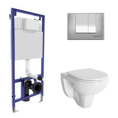 Комплект BERGES для монтажа подвесного унитаза GAMMA...