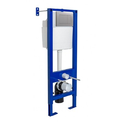 АТОМ 410  кнопка Atom матовый хром