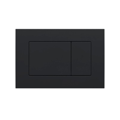 Кнопка BERGES для инсталляции ATOM черная SoftTouch