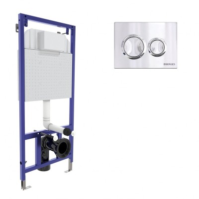 Инсталляция BERGES для скрытого монтажа унитаза NOVU...