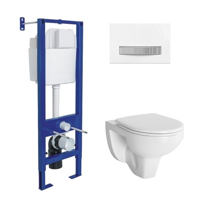 Комплект BERGES: инсталляция ATOM 410 кнопка Atom Li...