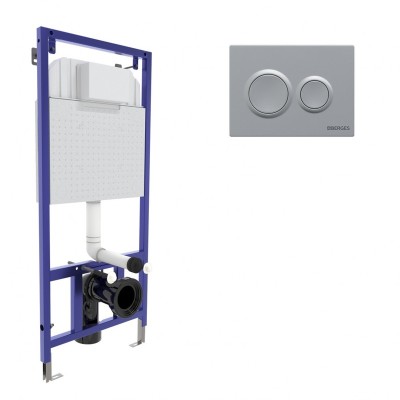 Инсталляция BERGES для скрытого монтажа унитаза NOVU...