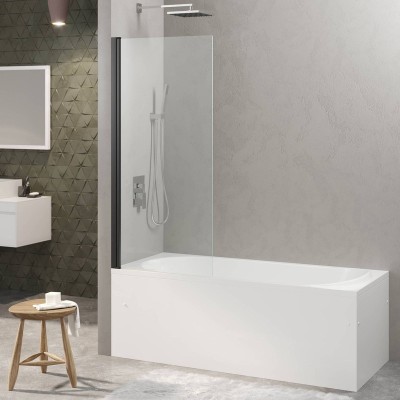 Душевая шторка RIVER S Black 800