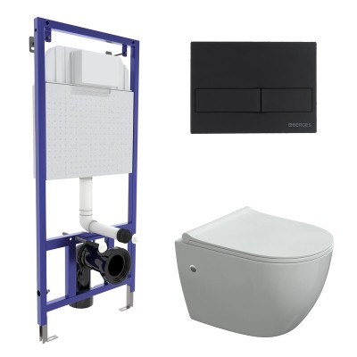 Комплект BERGES для монтажа подвесного унитаза: инст...