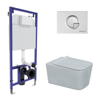 Комплект BERGES для монтажа подвесного унитаза: инст...