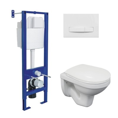 Комплект BERGES: инсталляция ATOM 410 кнопка Atom Li...