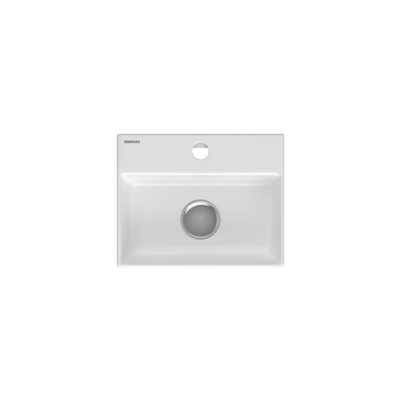 Раковина BERGES Small, 37х23 см, отверстие под смеситель слева