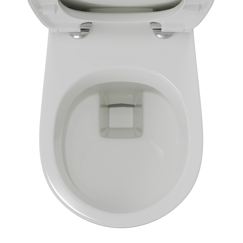 Унитаз BERGES подвесной GAMMA  52 см, сиденье дюропласт Gamma SO микролифт, быстросъем