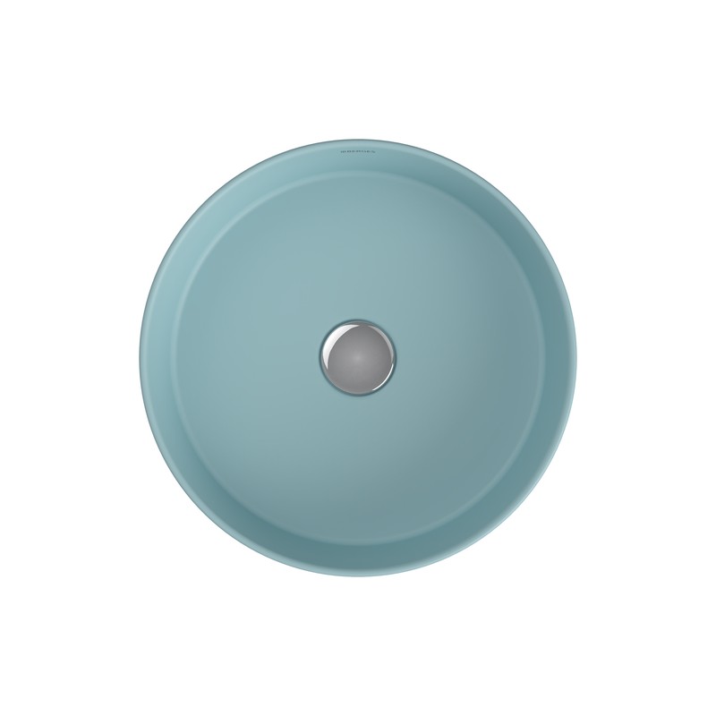 Раковина BERGES Ego SL накладная, Ø 38 см, матовый антрацит