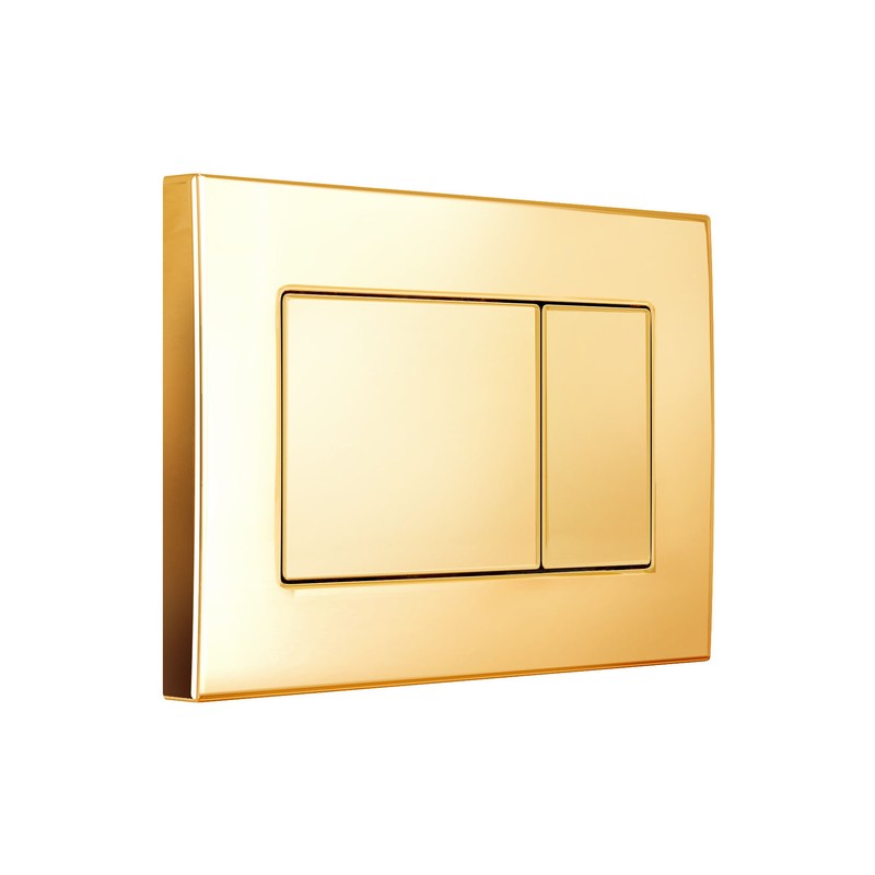 Кнопка BERGES для инсталляции ATOM, золото глянец