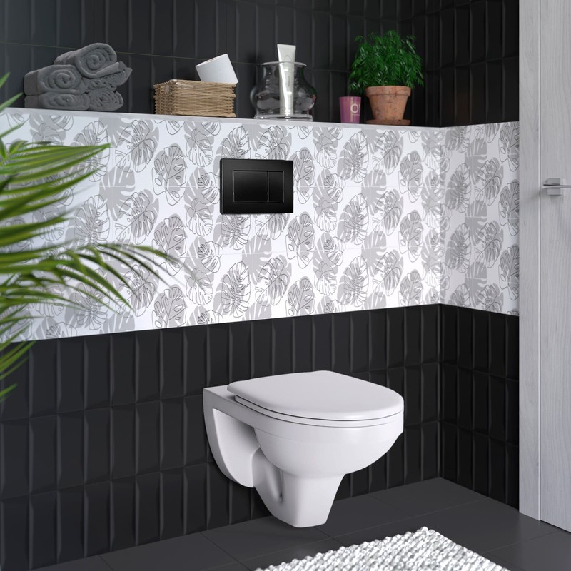 АТОМ 410  кнопка Atom черная Soft Touch