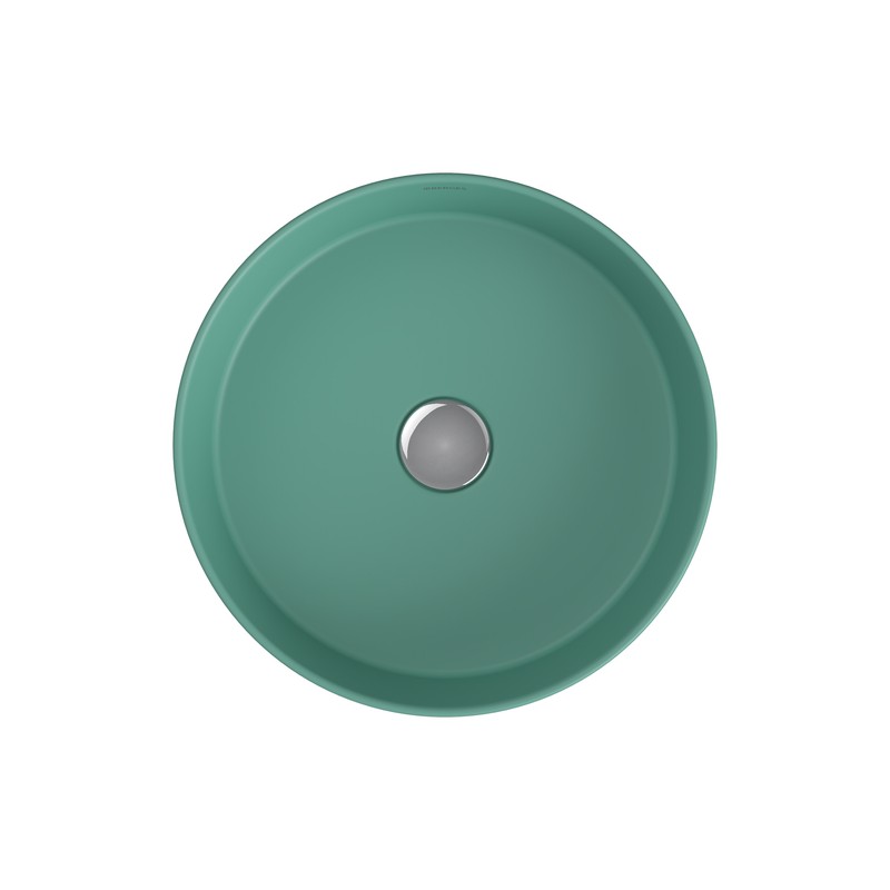 Раковина BERGES Ego SL накладная, Ø 38 см, матовый жасмин