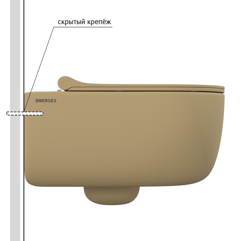 EGO XL, матовый кашемир, микролифт, быстросъёмное