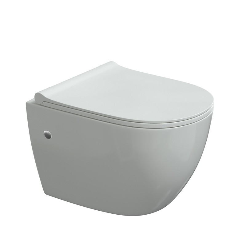 Комплект BERGES для монтажа подвесного унитаза: инсталляция NOVUM525, кнопка D5 Soft Touch черная, унитаз OKUS, сиденье дюропласт Toma Slim SO