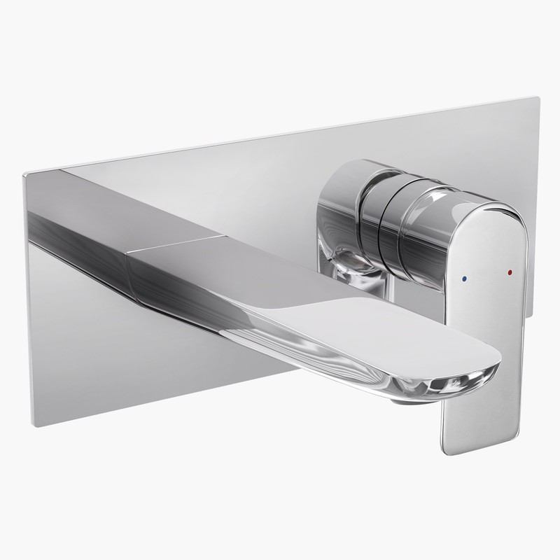 Смеситель для раковины VENTAS S скрытого монтажа, совместный, хром глянцевый