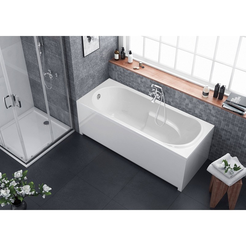 Ванна BERGES акриловая LUMBO 170x75 с каркасом