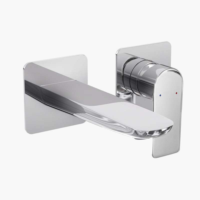 Смеситель для раковины VENTAS S скрытого монтажа, раздельный, хром глянцевый