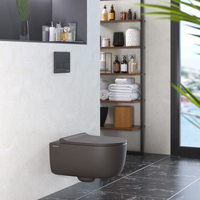 EGO XL, матовый антрацит, микролифт, быстросъёмное