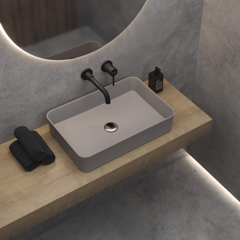 Раковина BERGES Ego SL накладная, Ø45 см, с отверстием под смеситель