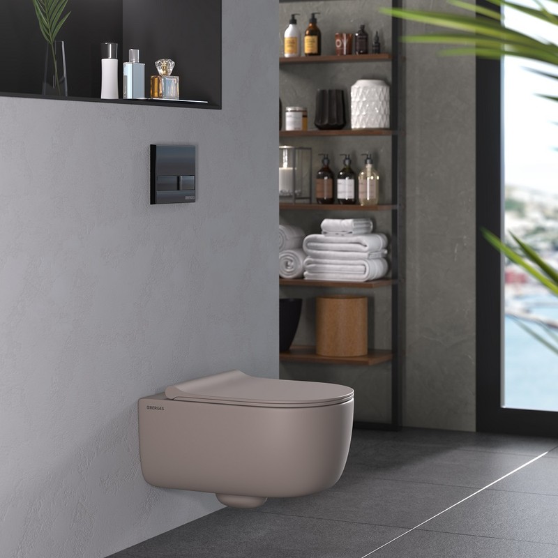 EGO XL, матовый серый, микролифт, быстросъёмное