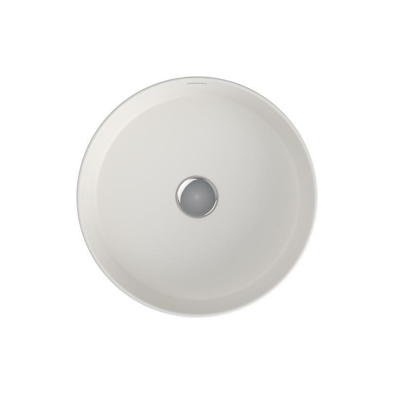 Раковина BERGES Ego SL накладная, Ø 38 см, матовый голубой