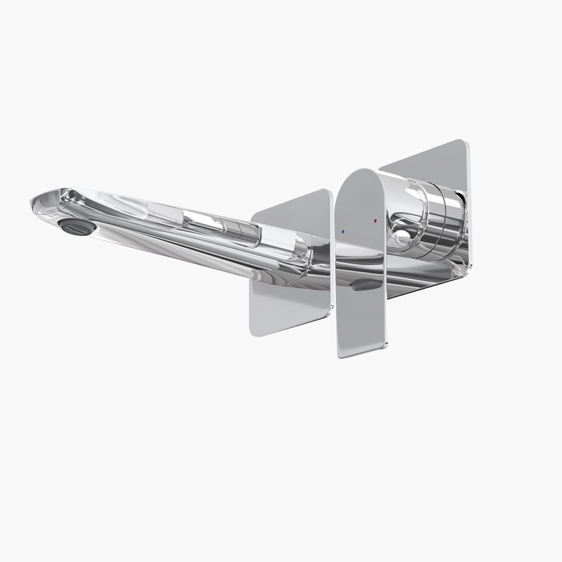 Смеситель для раковины VENTAS S скрытого монтажа, раздельный, хром глянцевый