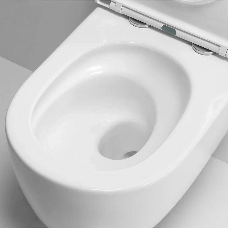 Унитаз BERGES подвесной Tornas Rimless 53 см, сиденье дюропласт Tornas Slim SO, микролифт, быстросъём