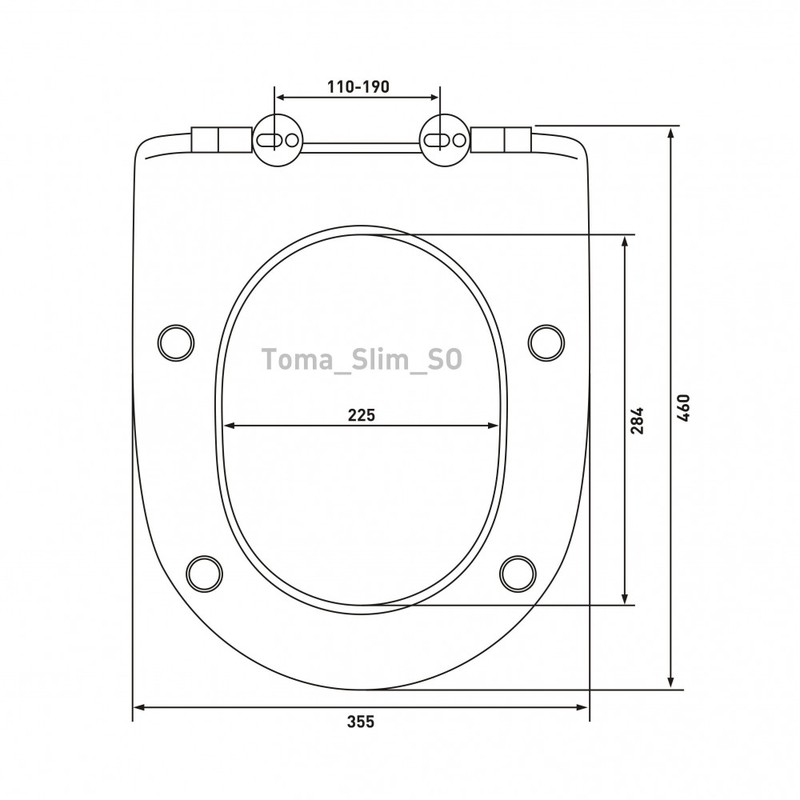 Унитаз BERGES подвесной PUMA Rimless 51см, сиденье дюропласт Toma Slim SO, микролифт, быстросъем