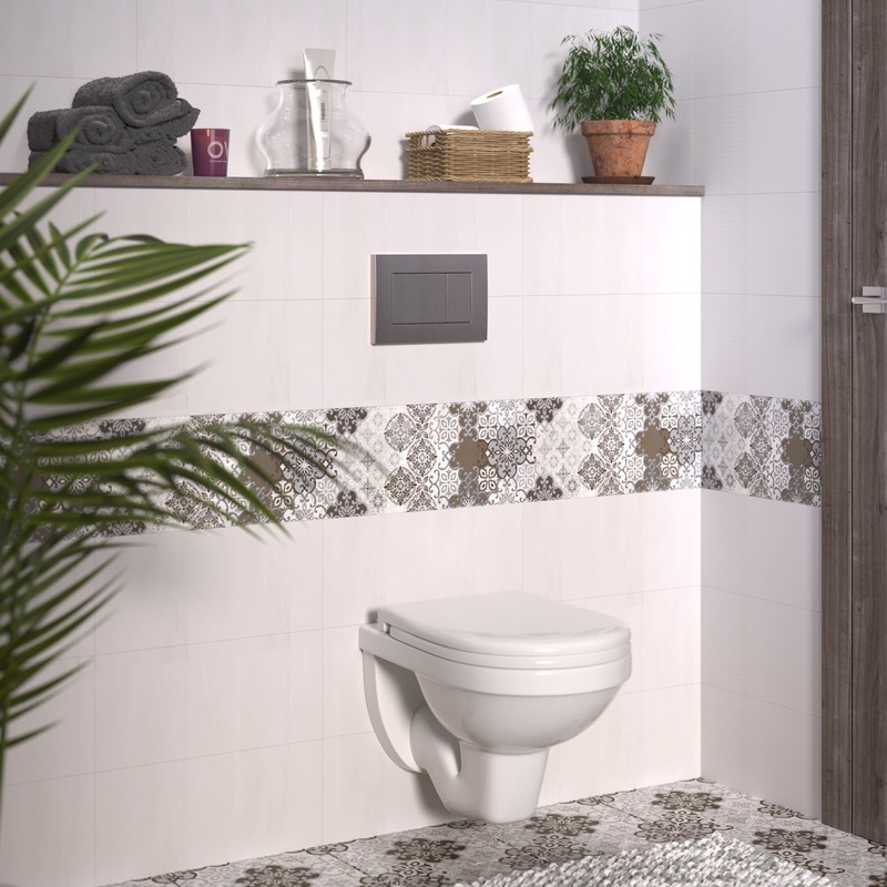 Унитаз BERGES подвесной GAMMA  52 см, сиденье дюропласт Gamma SO микролифт, быстросъем