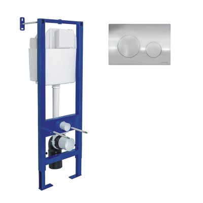 Инсталляция BERGES для скрытого монтажа унитаза АТОМ...