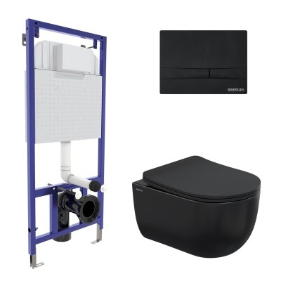 Комплект BERGES для монтажа подвесного унитаза: инст...