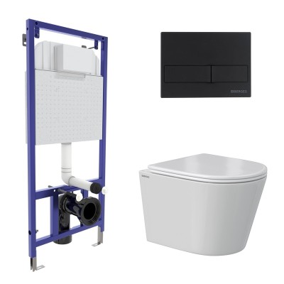 Комплект BERGES: инсталляция NOVUM кнопка L5 Soft To...