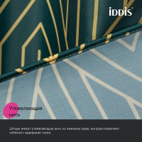 Штора для ванной комнаты Iddis Base BG06P18i11, 180 x 200 см, полиэстер, цвет зеленый