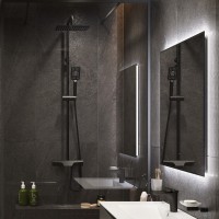 BOND BH15088 Черный шланг для душа в металлической оплетке 150см