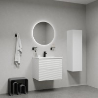 Тумба с раковиной Iddis Bild BIL60W0i95K, 60 см, подвесная, цвет белый