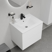 Тумба с раковиной Iddis Bild BIL60W0i95K, 60 см, подвесная, цвет белый