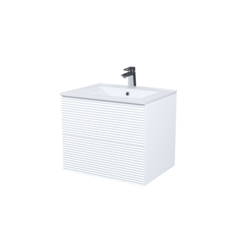 Тумба с раковиной Iddis Bild BIL60W0i95K, 60 см, подвесная, цвет белый