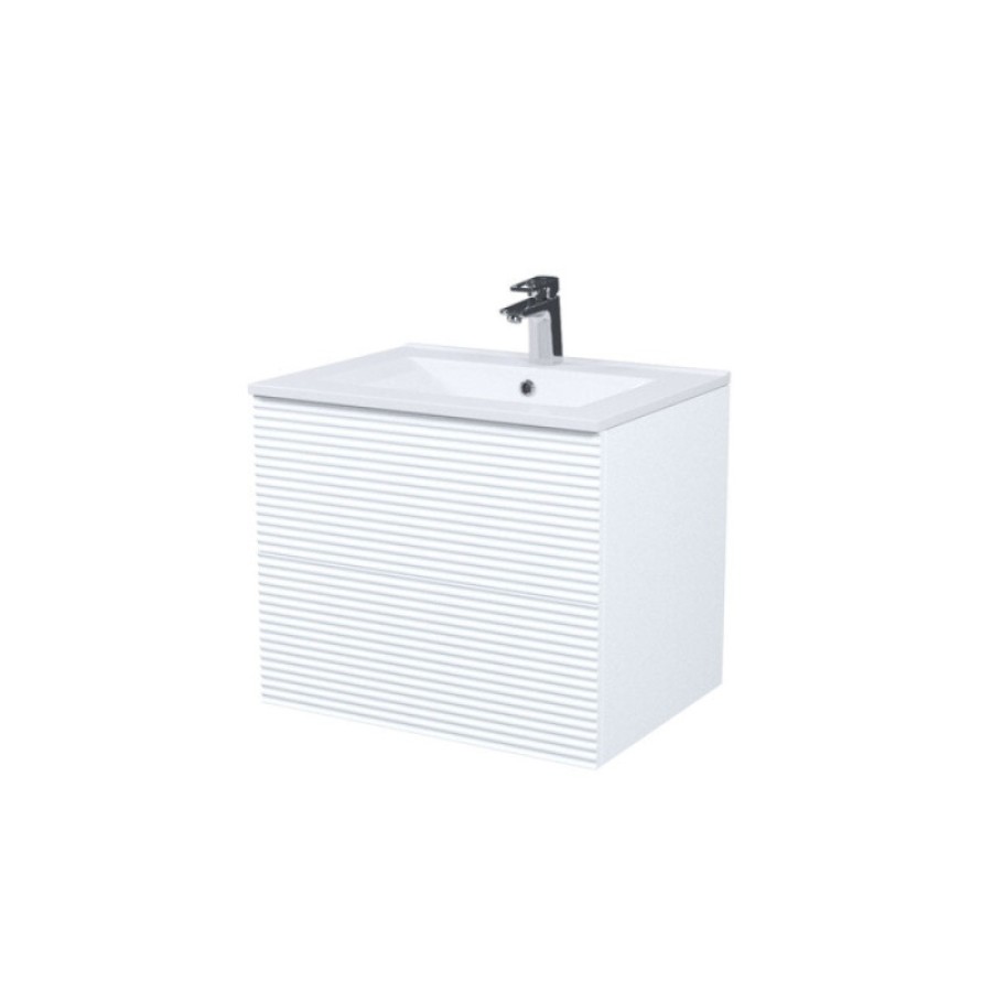Тумба с раковиной Iddis Bild BIL60W0i95K, 60 см, подвесная, цвет белый