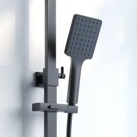 Душевая система Iddis Bild BILBL1Fi06, верхний душ, черный матовый