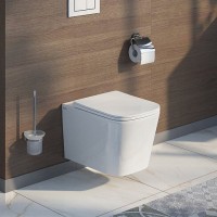 Подвесной унитаз Iddis Bild BILRDSEi25 34.5 x 52 x 34 см безободковый, с сиденьем Soft Close