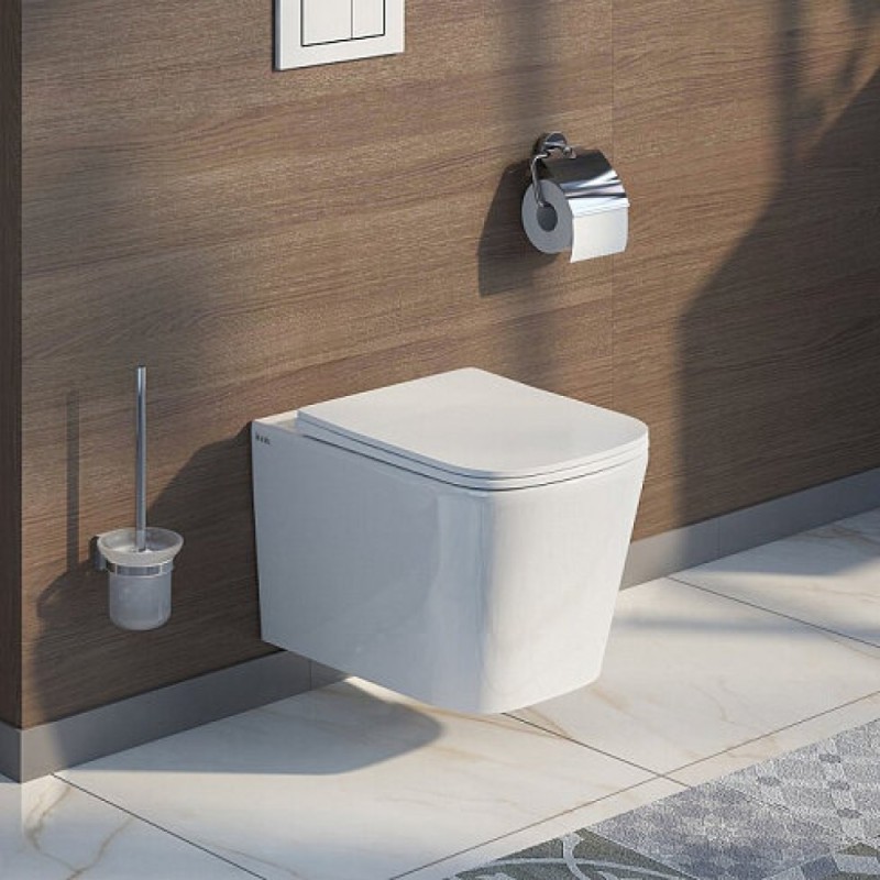 Подвесной унитаз Iddis Bild BILRDSEi25 34.5 x 52 x 34 см безободковый, с сиденьем Soft Close