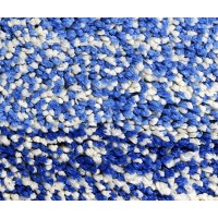 Коврик WasserKraft Lopau BM-1125, напольный, 90 х 60 см, синий/белый